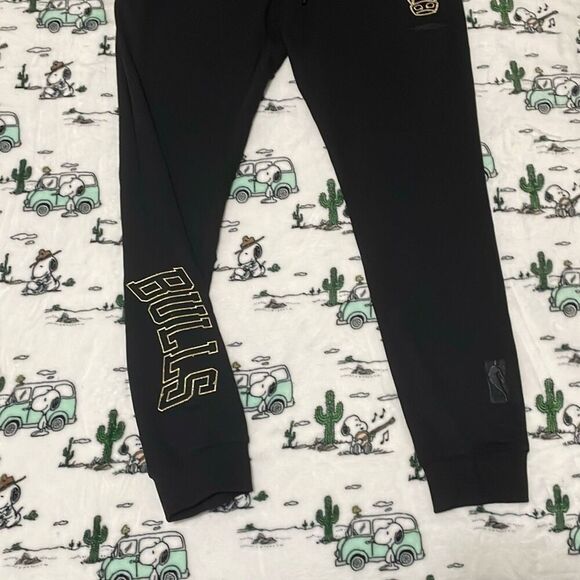 New men’s Chicago bulls pro standard NBA official black jogger pants size 2XL - Picture 5 of 16